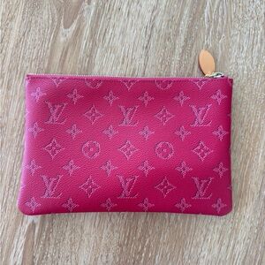 Authentic Louis Vuitton Pink Monogram pouch/wallet